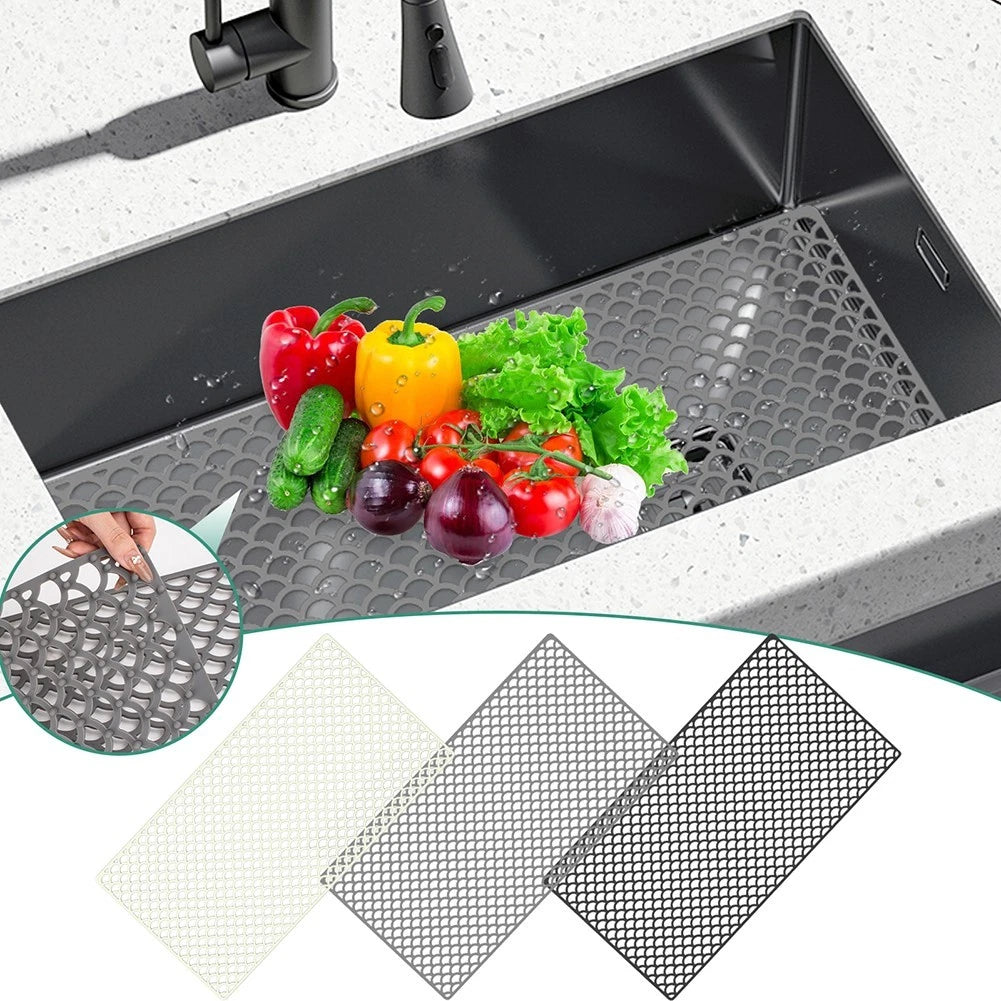 Efficient Water Flow With This Large Non Slip Sink Protector At 29