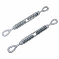5/16 X 4-1/2" Wll 800 Lbs Turnbuckle Eye Eye Pulley Galvanized Drop