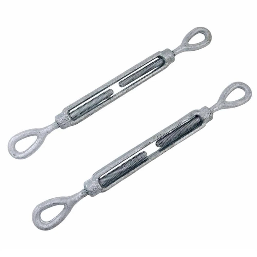 5/16 X 4-1/2" Wll 800 Lbs Turnbuckle Eye Eye Pulley Galvanized Drop