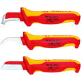Knipex 3pc Cable Dismantling Knife Set