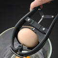 Egg Opener And Cracker Tool With Secure Tray Design For Small Medium