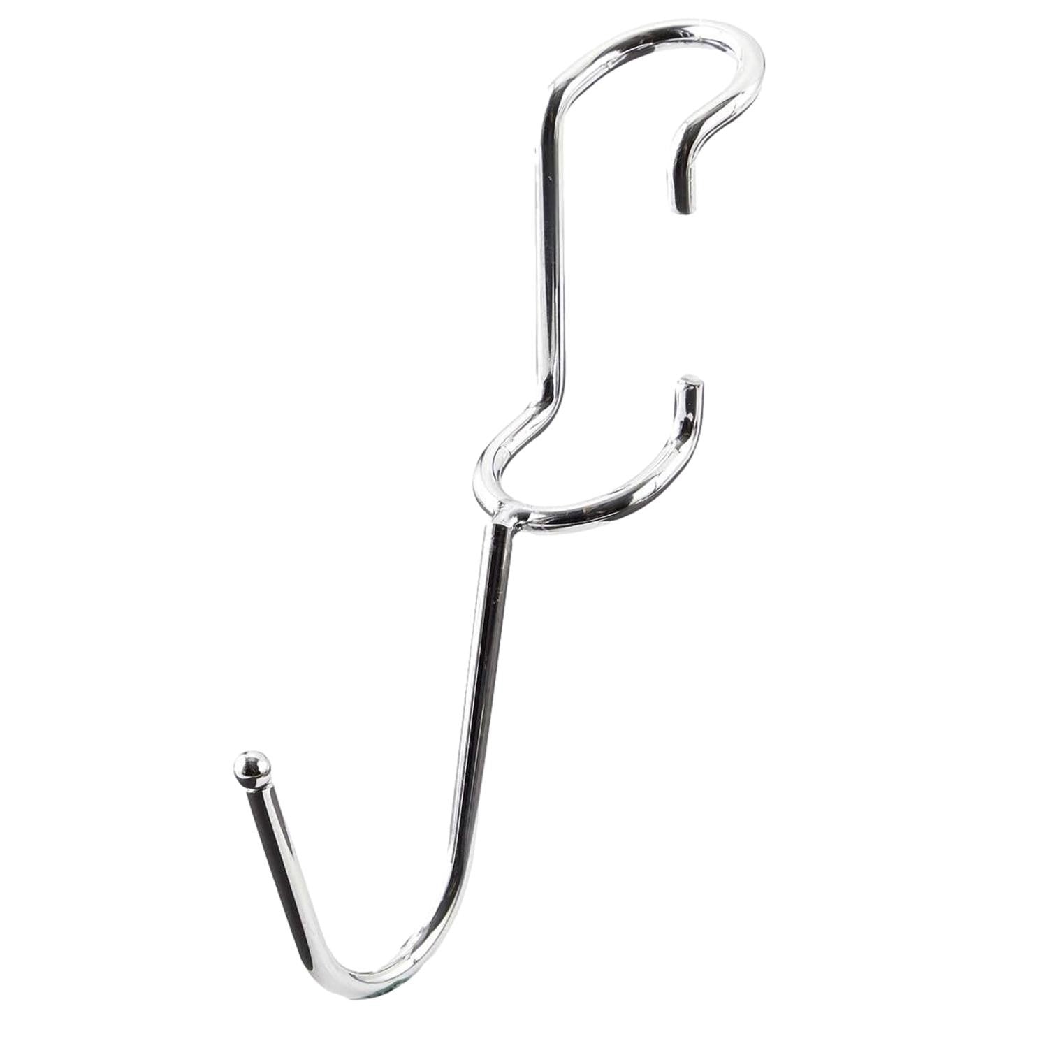 PoleHooks Chrome Wire Shelving J Hooks (5 Pack)