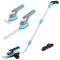 Duratech 7.2v Cordless 3-in-1 Grass Trimmer & Hedge Shears W/50" Pole