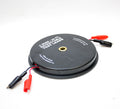 2 Wire 30 Feet Retractable Test Leads 18 Gauge Alligator Clips Probe