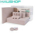 HAUSHOF 110PC Felt Furniture Pads 10PC 8"x6" Felt Sheets Self Adhesive
