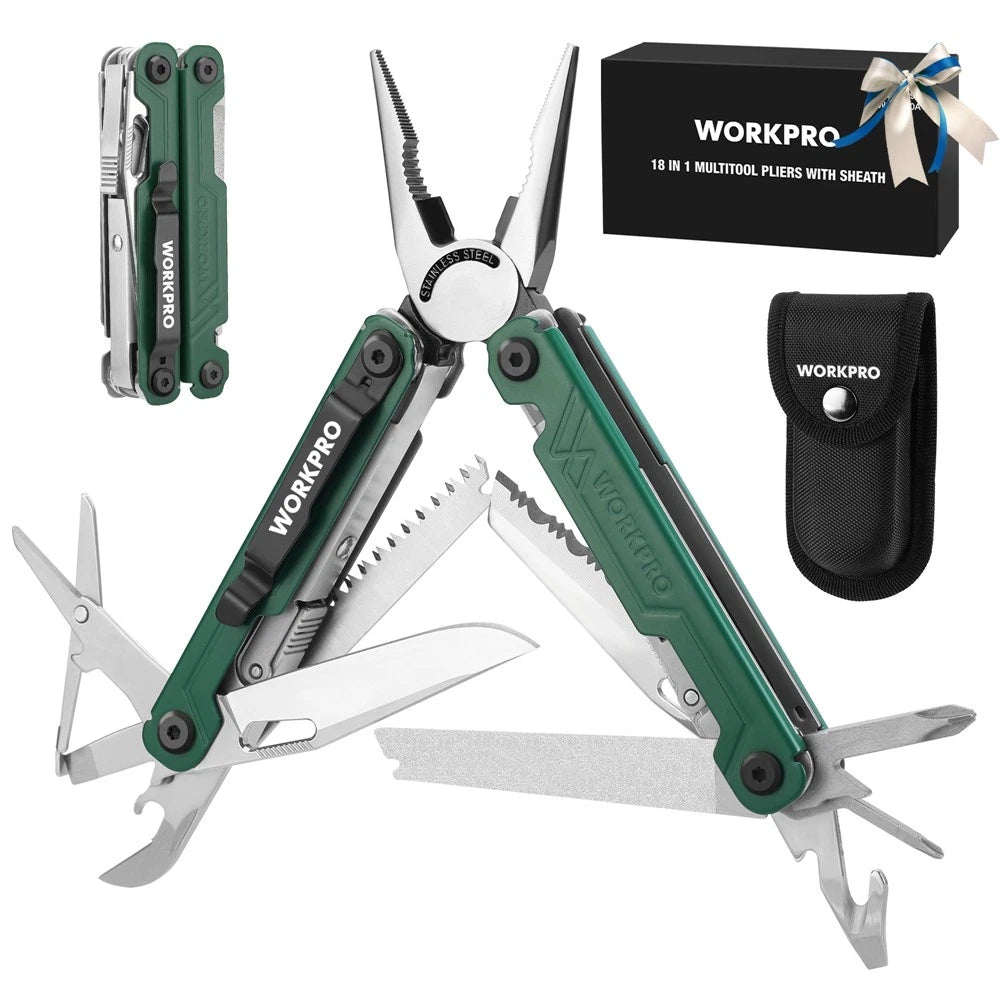 Workpro 18-in-1stainle<wbr/>ss Steel Multi Tool | Built Supply Co