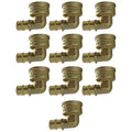 10 Pack XFITTING 1/2" Pex A X 3/4" Female Elbow, Expans