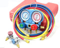 R134a Ac Hvac Diagnostic Testing Charging Manifold Gauge Meter Kit