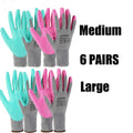 HAUSHOF 6-Pair Garden Gloves Size M/L by HAUSHOF