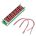 8-15V Dc Powered Rf Signal Counter 0.1mhz~65mhz 6-digit Led With