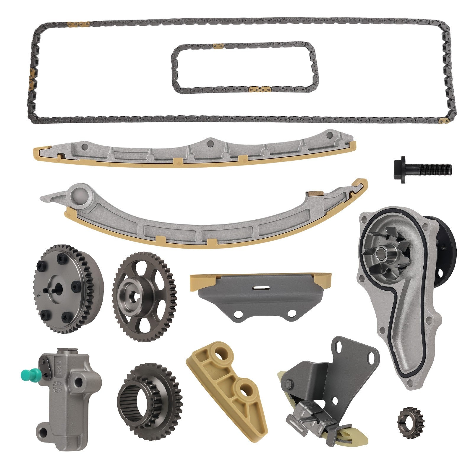 Engine Timing Chain Kit with Water Pump for Honda Accord 2.4L