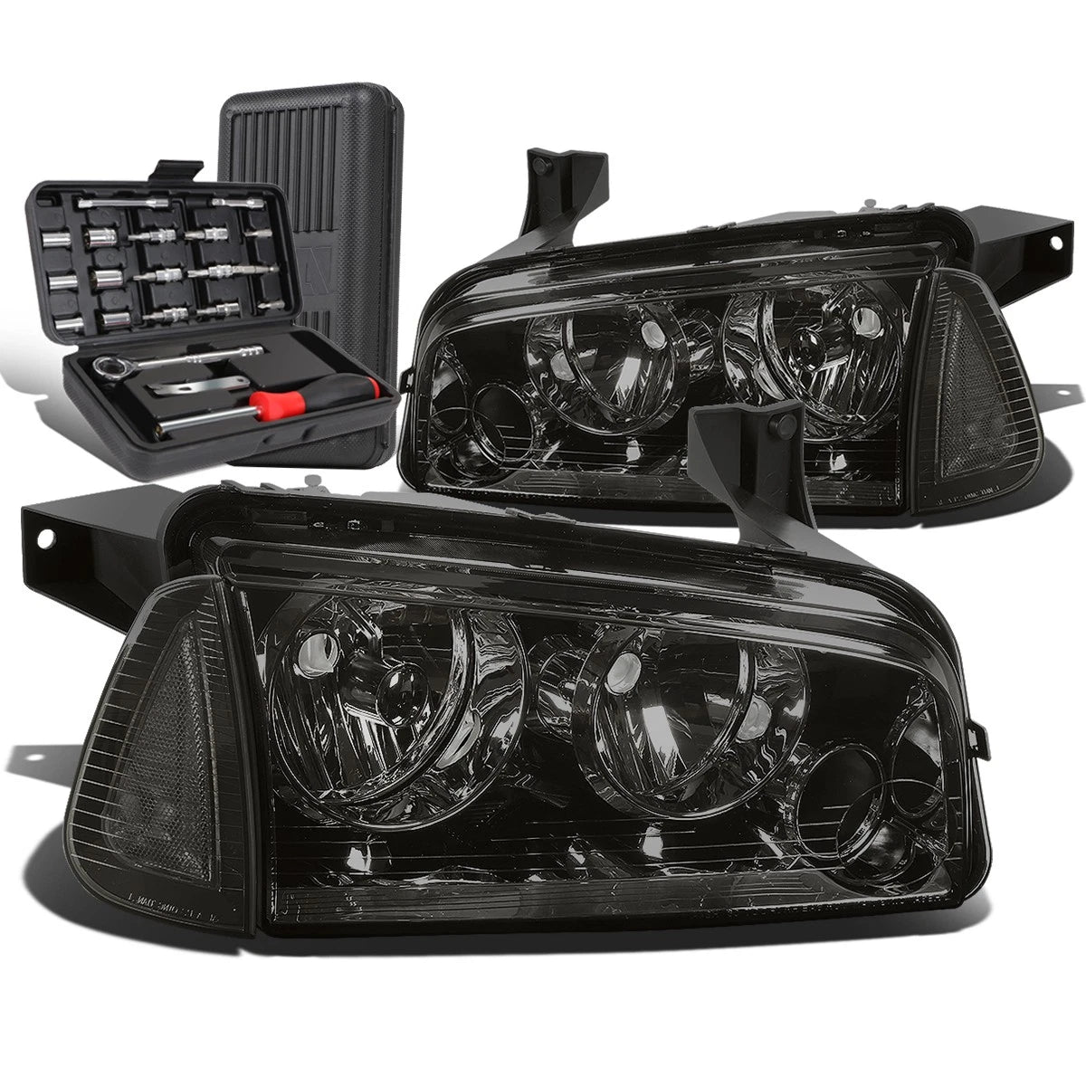 For 2006-2010 Dodge Charger Smoked/clear Signal | Built Supply Co