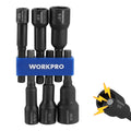 WORKPRO 6-Piece Magnetic Nut Driver Set by WORKPRO