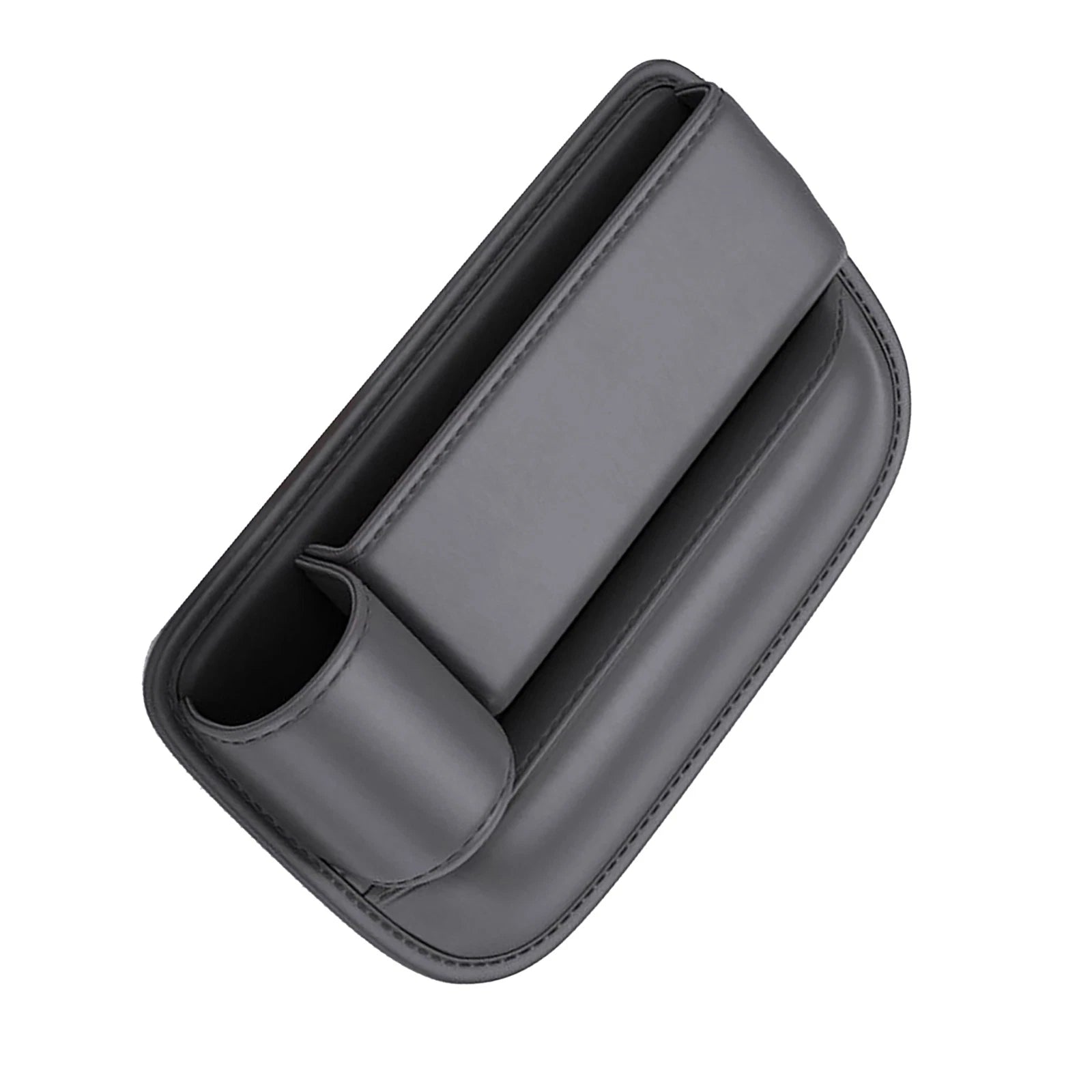 Universal Leather Car Seat Gap Organizer Storage Bag Seat Box Left