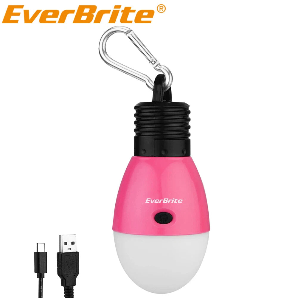 Everbrite Rechargeable Camping Led Bulb 3 Lighting Modes Usb Led Tent