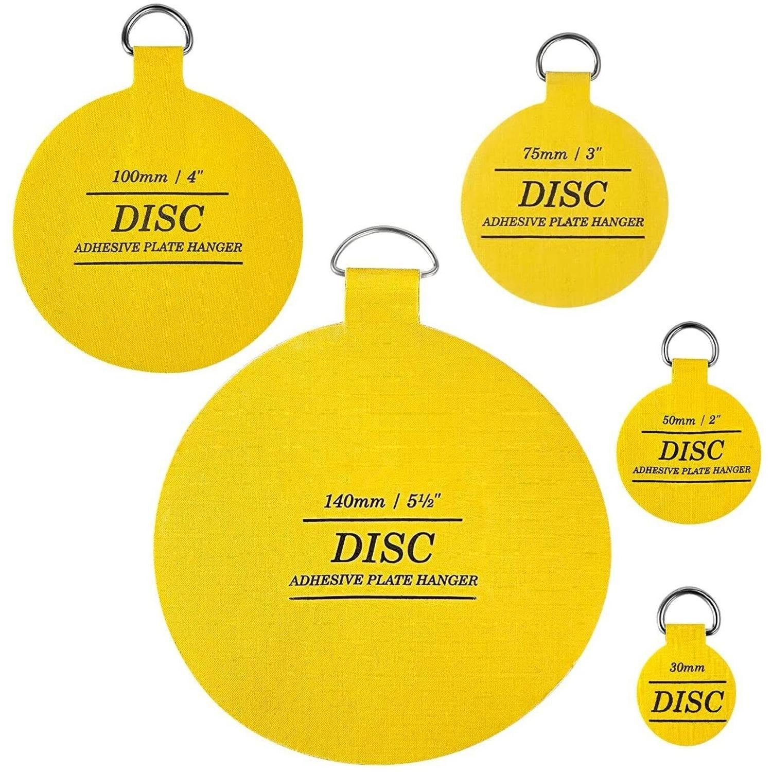 Disc Plate Hanger Picture Hanging Self Adhesive Stick on Invisible