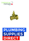 28mm Central Heating Pump Isolation Gate Valve Brass