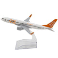 1:400 16cm Aircraft Brazil Gol 737 Alloy Diecast Plane Model Souvenir