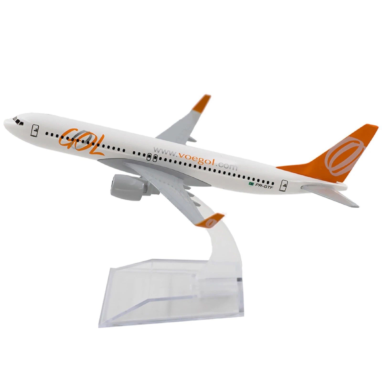 1:400 16cm Aircraft Brazil Gol 737 Alloy Diecast Plane Model Souvenir