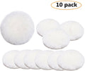 10x Polishing Pads 5 inch Pure Wool Car Buffer Polisher Waxing Buffing