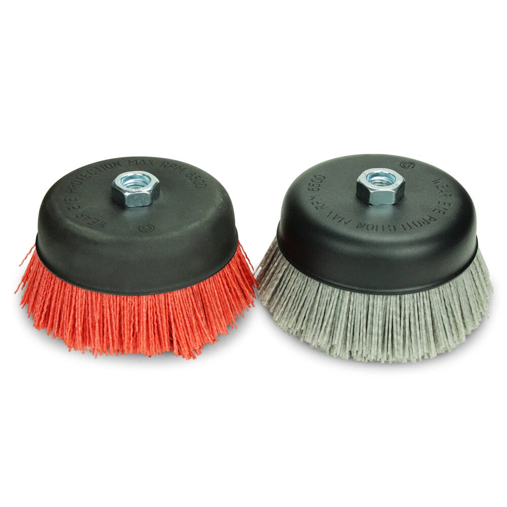 Bha 6" Nylon Wire Cup Brush With 5/8"-11 Arbor For | Built Supply Co