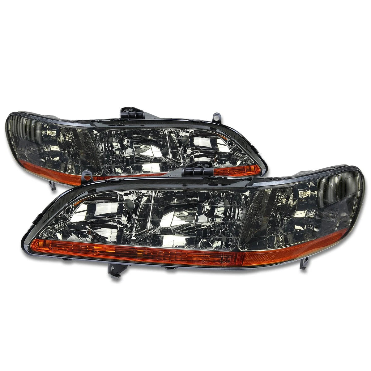 Fit 1998-2002 Honda Accord Pair Smoked Housing | Built Supply Co