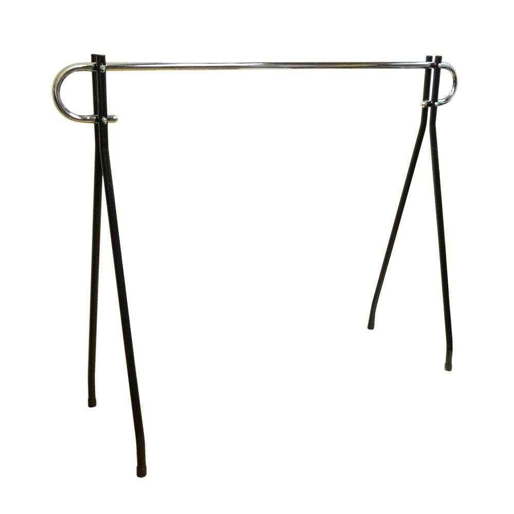 62x19x48 Black Clothing Rack Single Rail Garment Display Stand For