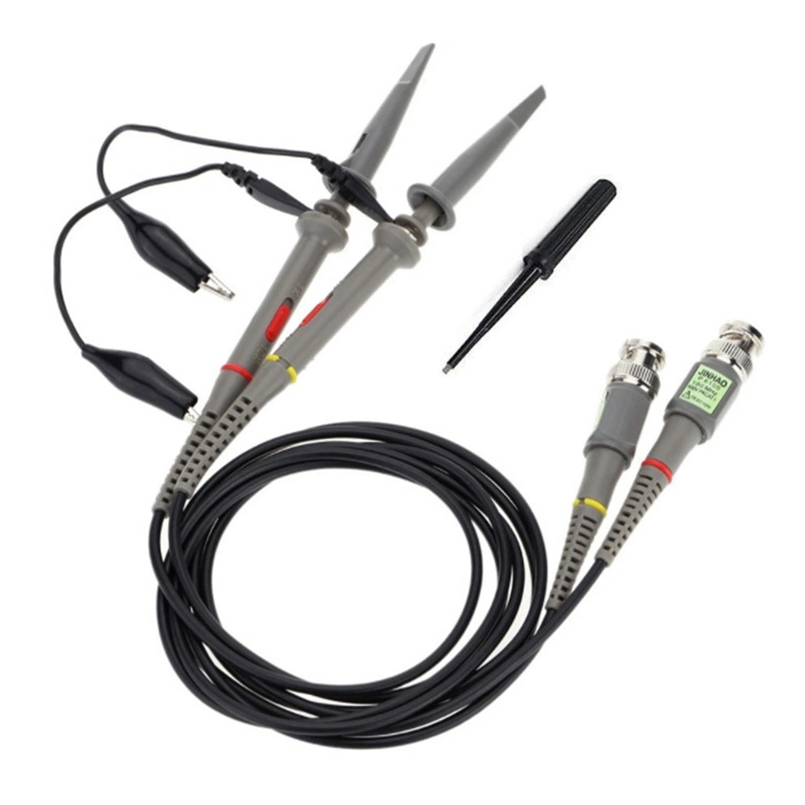 100mhz 1x/10x Adjustable Probe Attenuation Test Cable Detachable Hook