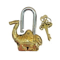 Antique Padlock Brass Hand Crafted Working Decorative Camel Shape