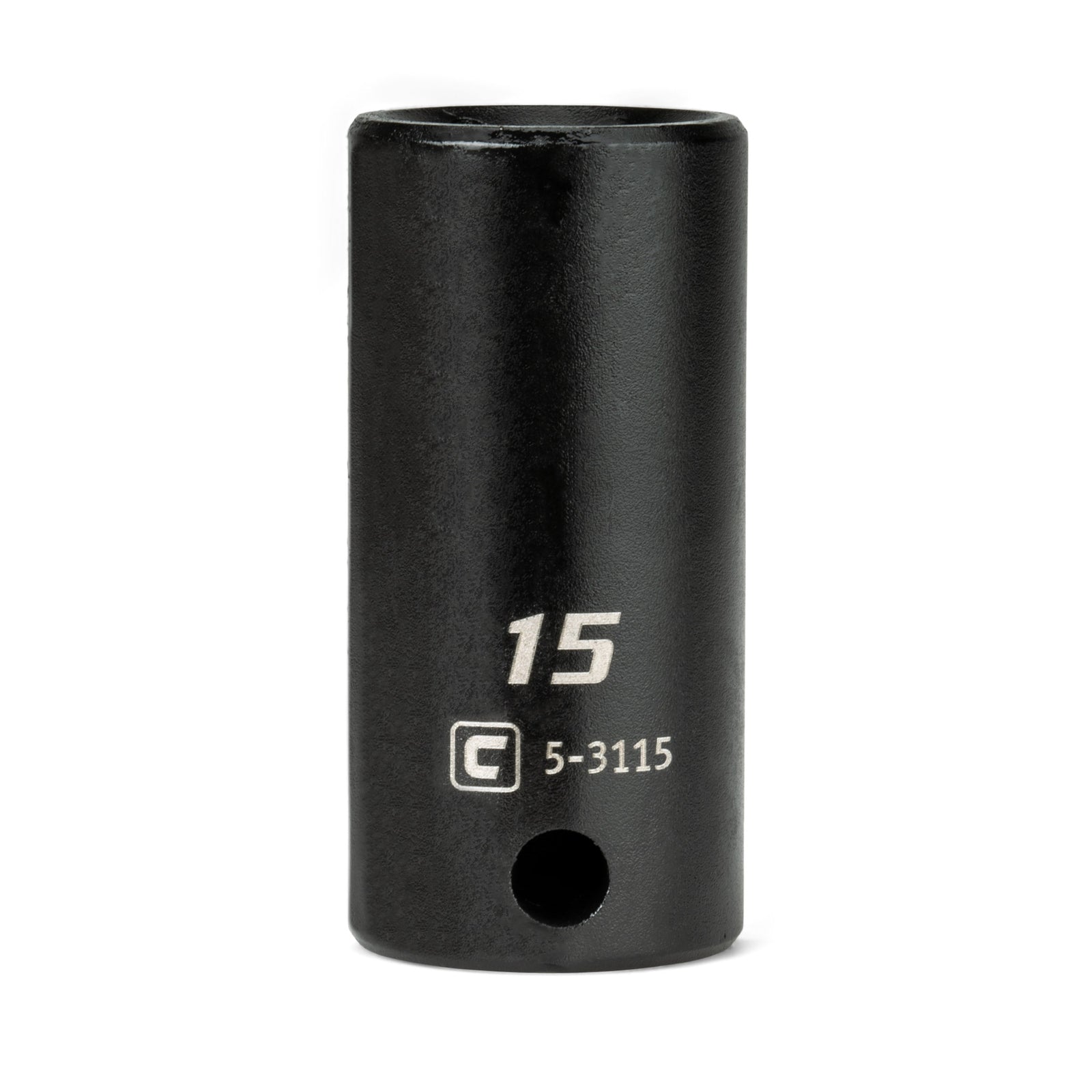 Capri Tools Semi-Deep Impact Socket, 3/8 in. Drive, 6-Point, Metric, 6 to 24 mmO