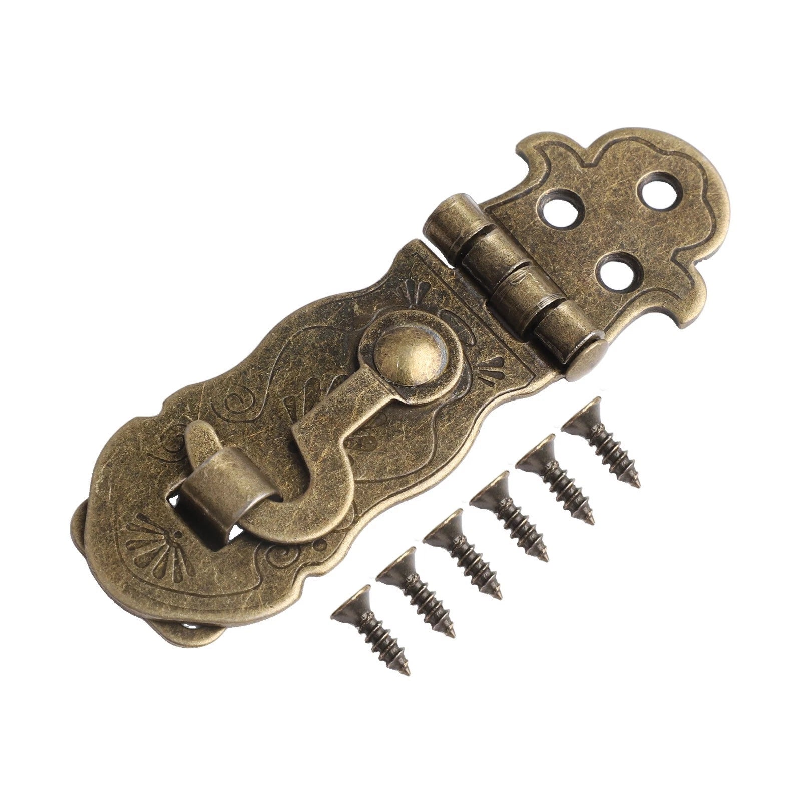 Old Fashioned Suitcase Chest Box Lock Clasp Hasp Latch With Vintage
