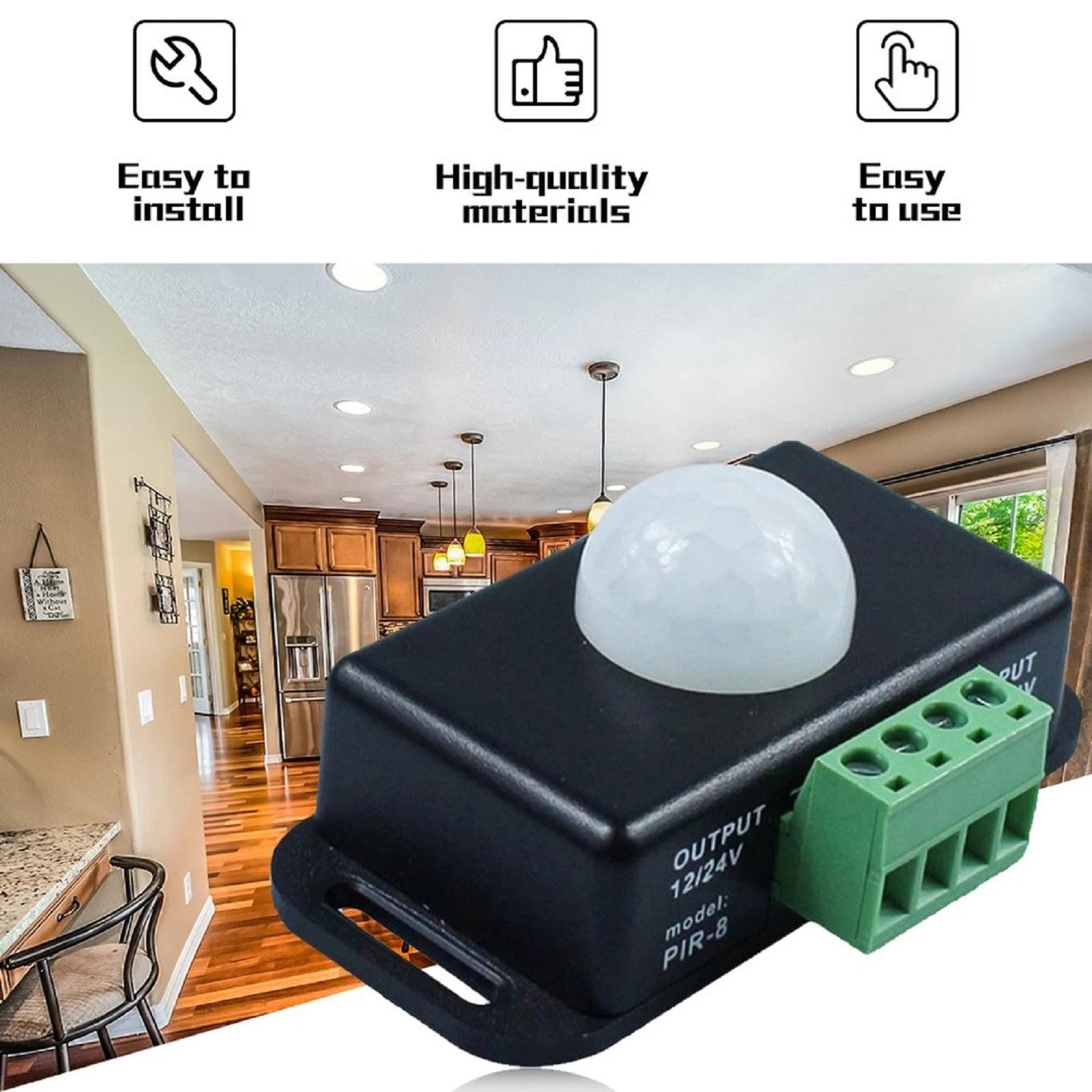 Body Infrared Pir Motion Sensor Switch For Led Light Strip Automatic