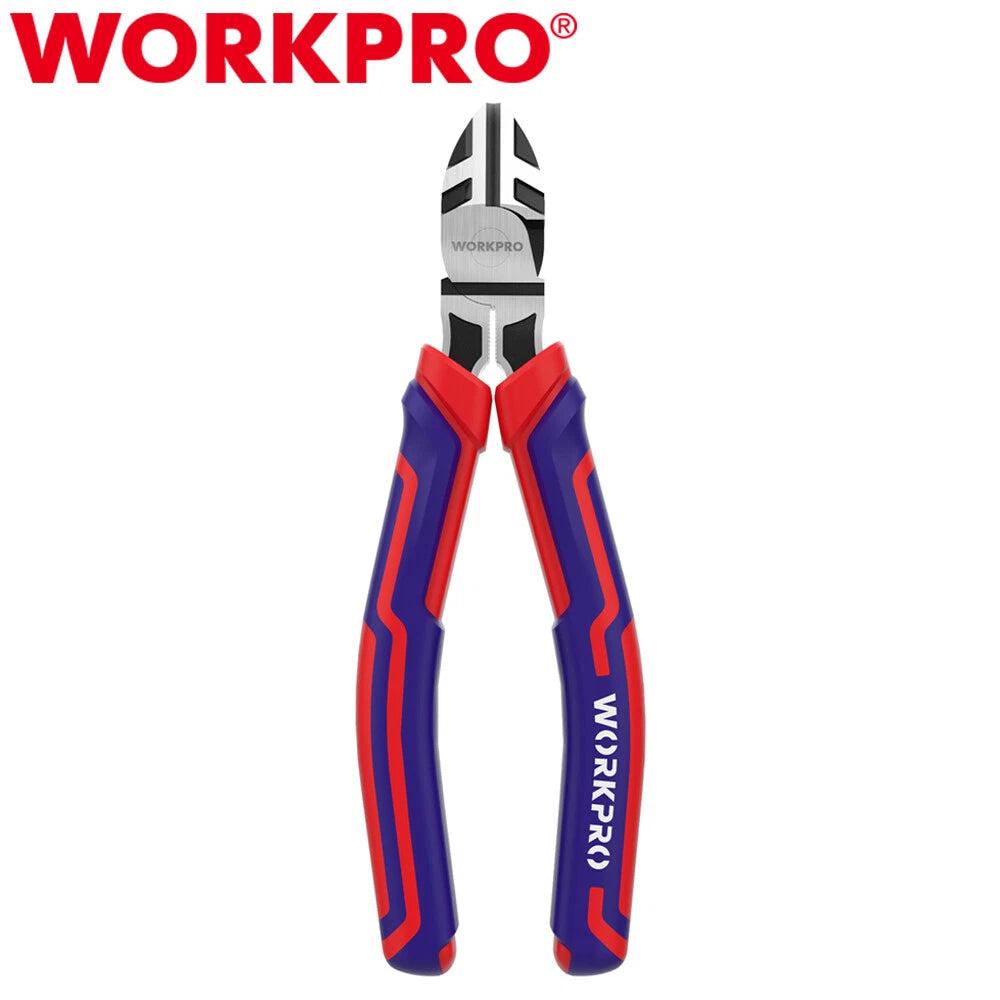 WORKPRO 6-in Wire Cutters Heavy Duty Diagonal Pliers Chrome Vanadium Steel Plier