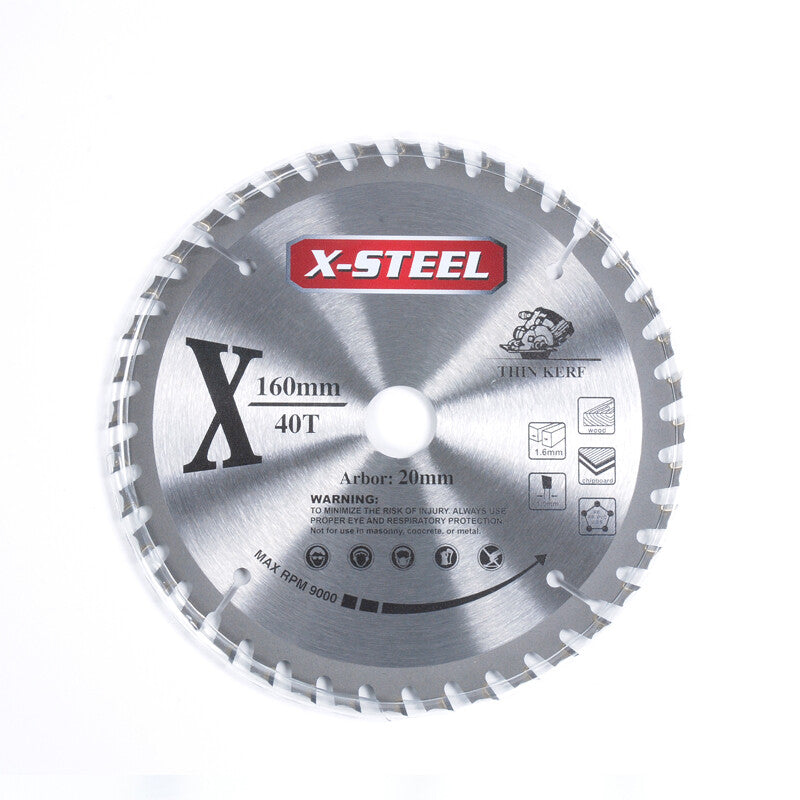 10PC 160MM 160x20x40t 1.6mm Ultra Thin Kerf Tct Tip Saw Blade Wood