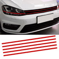 5x Car Styling Front Hood Grille Decal Stripe Sticker Decor Car
