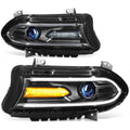 Fit 15-22 Dodge Charger Oe Style Black/clear Led | Built Supply Co