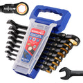 8-Piece Flex Head Ratcheting Wrench Set