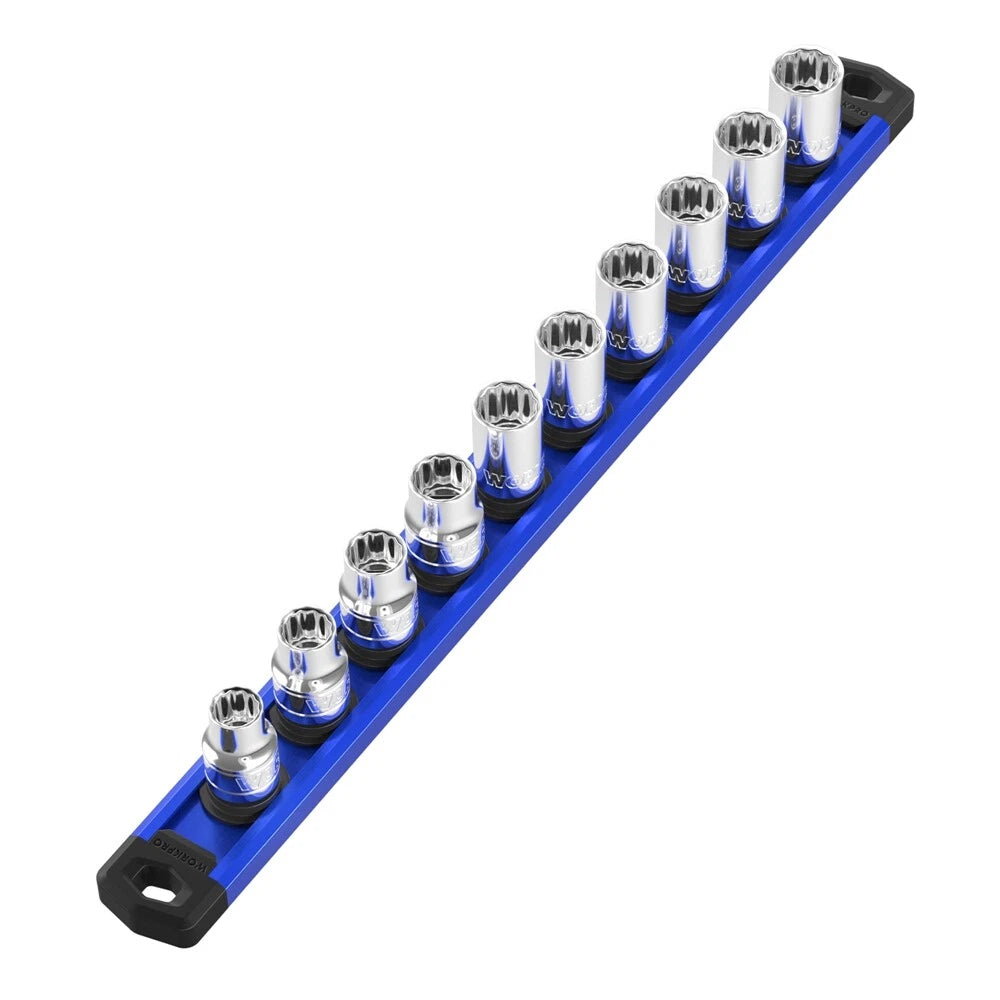 Magnetic Heavy Duty Socket Organizer 1/2 Drive Aluminum Alloy Socket
