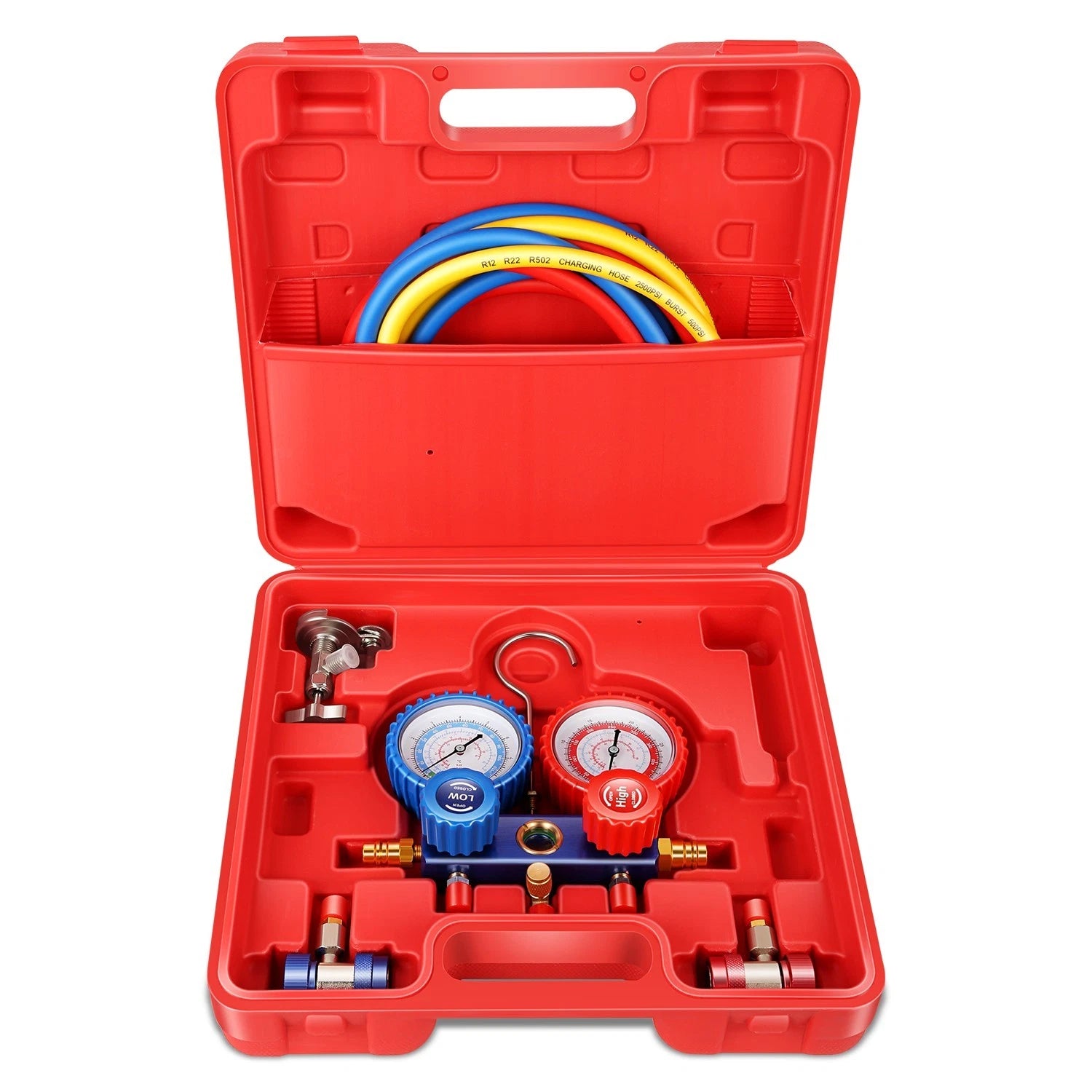 R410 R-22 R134a R404 Charging Diagnose Tool 3 Way | Built Supply Co
