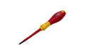 Wiha 00878 Pozidrive Screwdriver PZ1 80mm 1000v VDE Electrician SoftFinish GripO