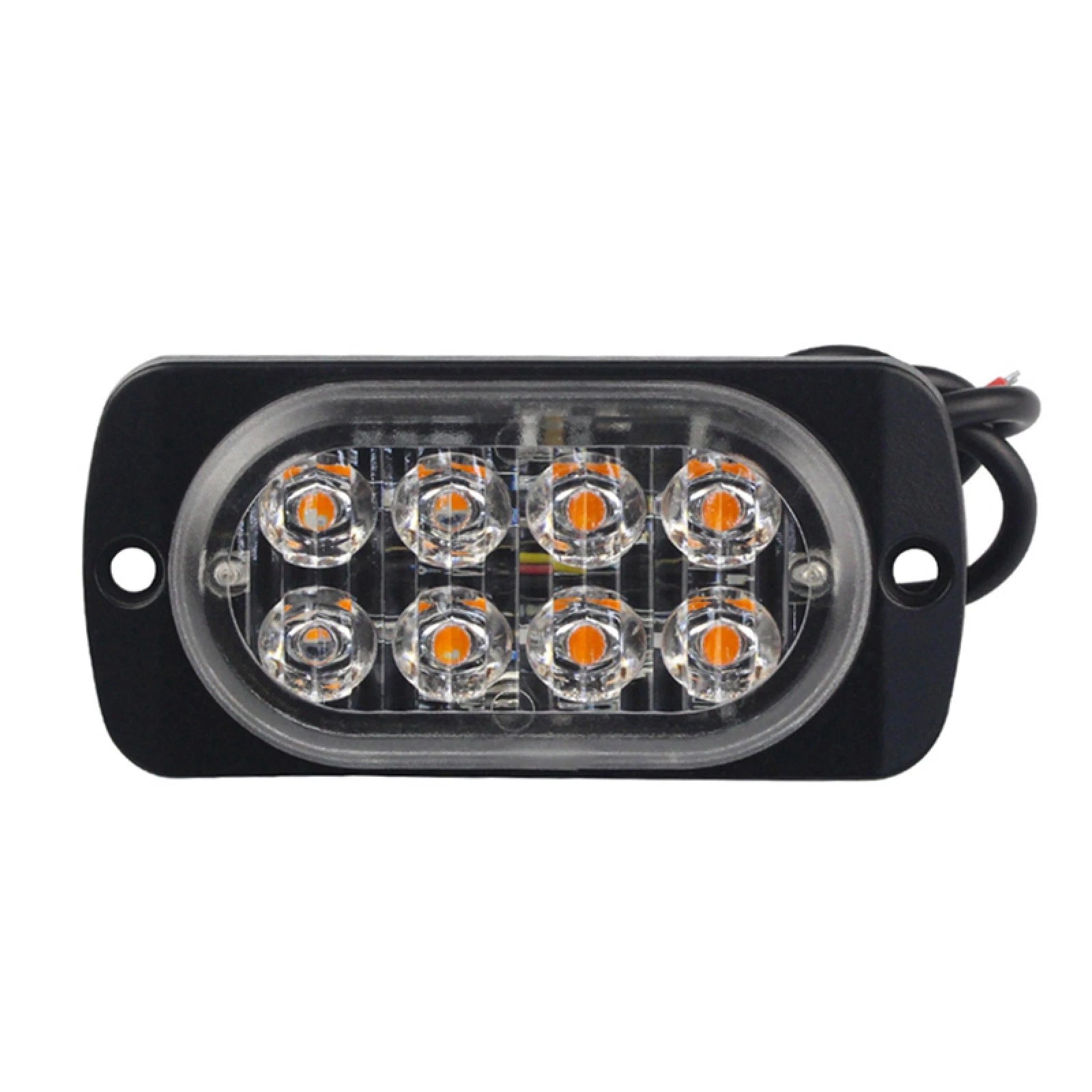 Dc 12V-24V 24W Universal Car Truck 8-LED Emergency Flash Light Signal