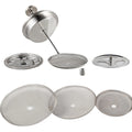 Coffee Press Filters Silvery Stainless Steel Reusable Kitchen