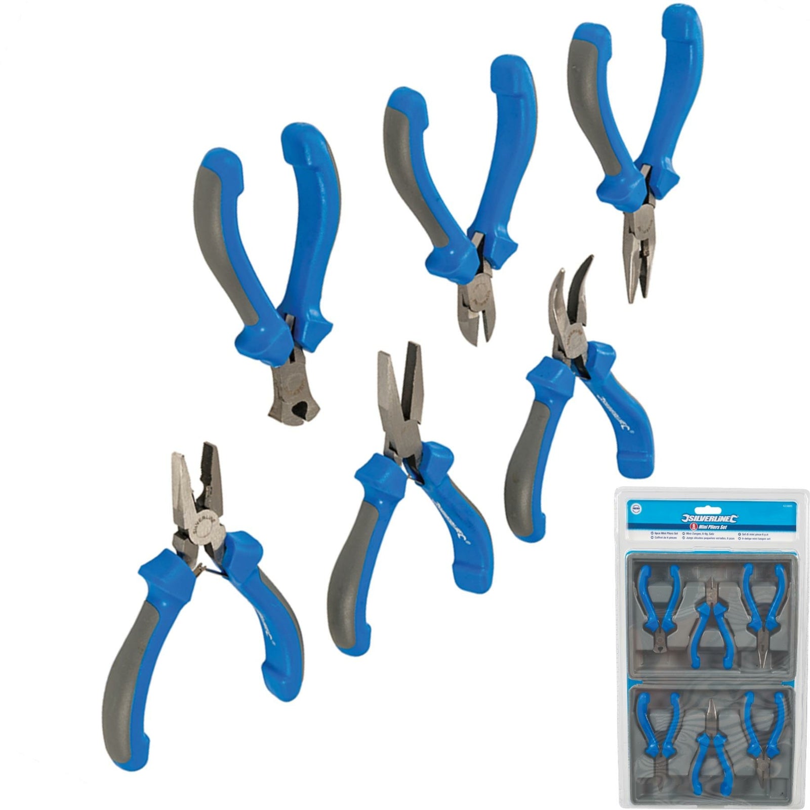 Silverline 6pc Jewellery Mini Pliers Set