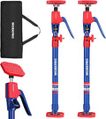 WORKPRO Cabinet Jack Support Pole 23-3/5" to 45-3/10" Steel Telescopic 2-Pack