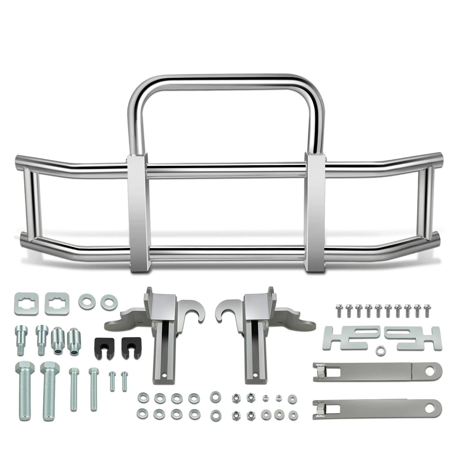 Fit 07-21 Kenworth T680 T660 Chrome Front Tubular | Built Supply Co