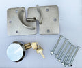 Puck Lock Solid Steel Hidden Shackle Lock & Hasp Solid For Anti-theft