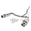 4.5"dual Burnt Tip Stainless Steel Racing Catback | Built Supply Co