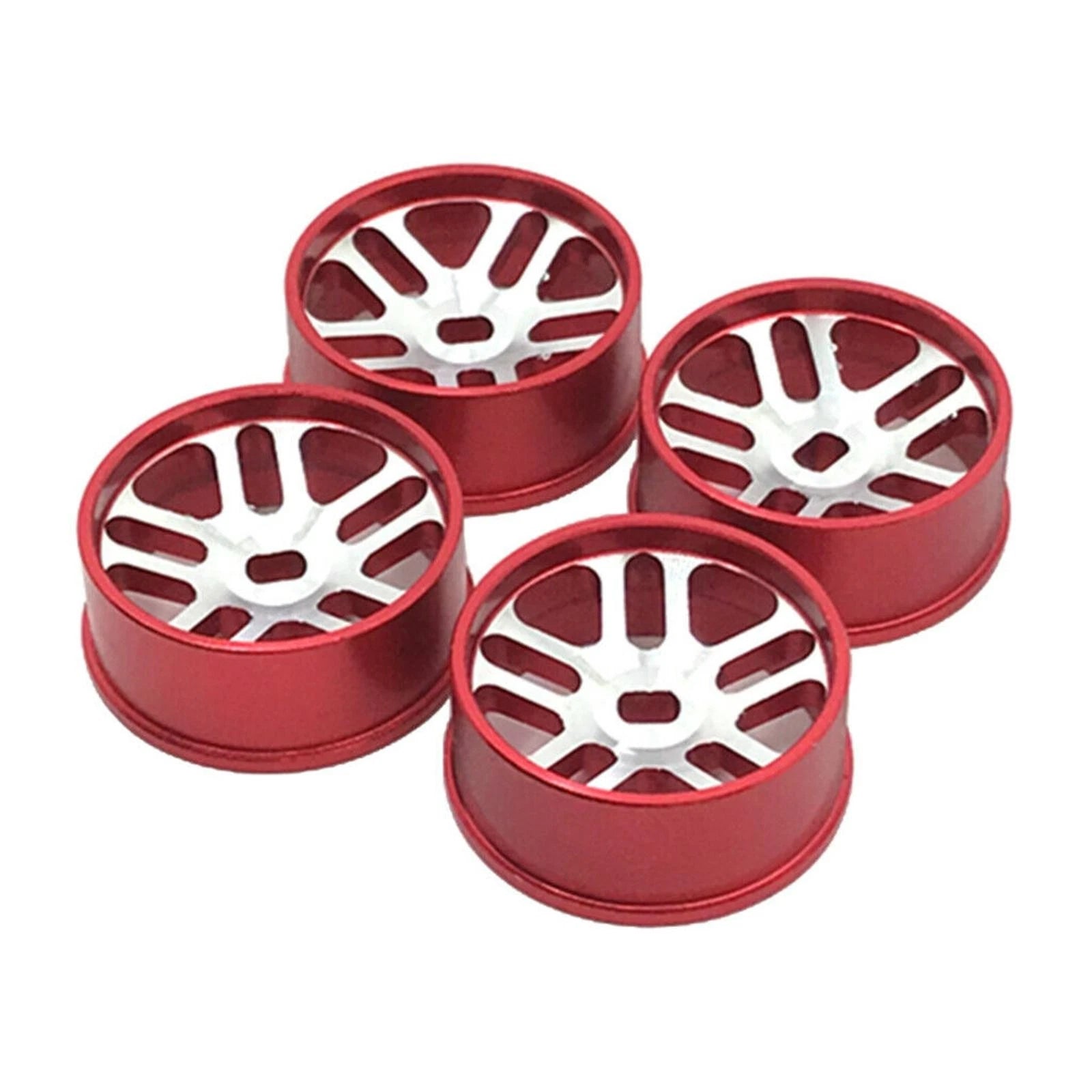 4 Pack 20mm/0.79" Metal Wheel Rims Replacement Parts For 1/28 Wltoys