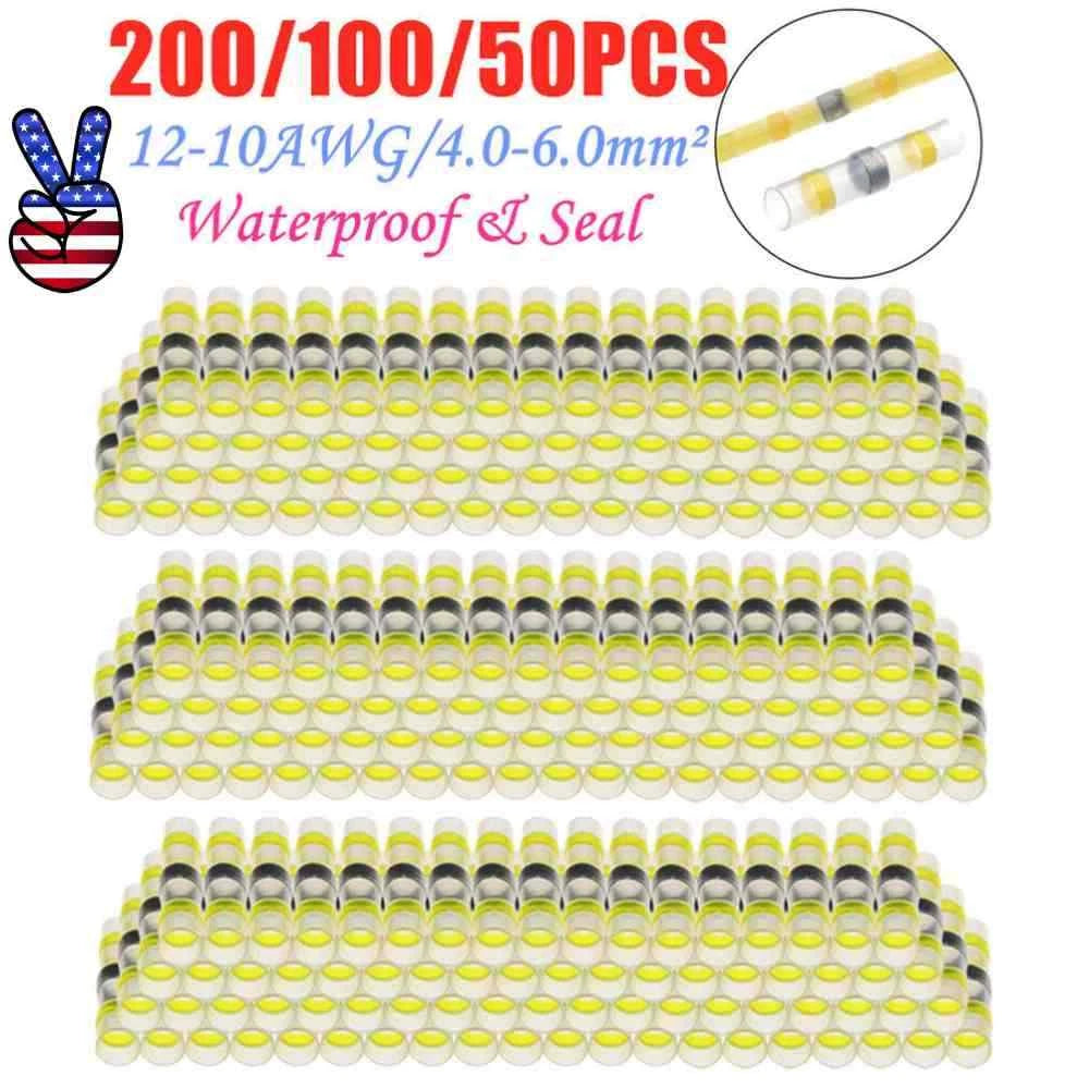 Solder Seal Sleeve Heat Shrink Waterproof Wire Connectors Butt