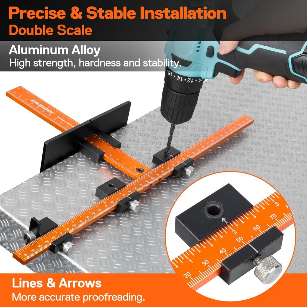 JORGENSEN Cabinet Hardware Jig Tool by JORGENSEN